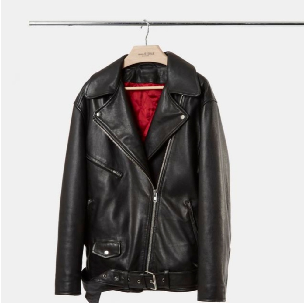 Isabel Marant Etoile Abely leather jacket size 38